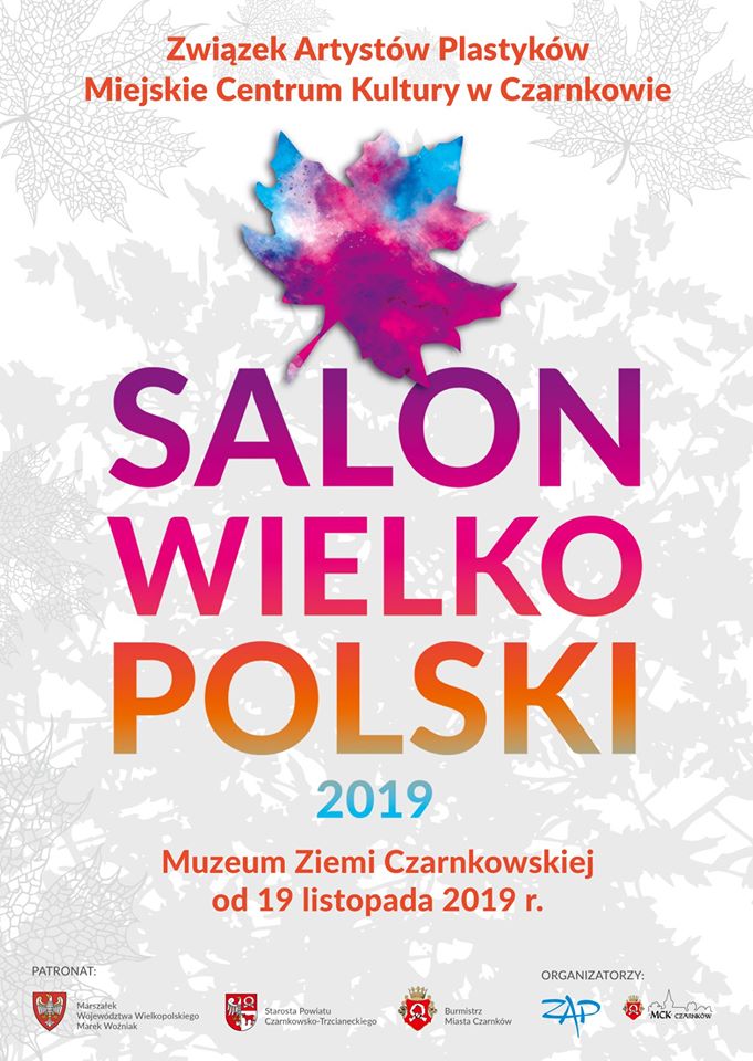 Plakat Wernisaż wystawy pokonkursowej XVIII edycji Salonu Wielkopolskiego
