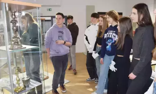 Zdjęcie do Wizyta uczni&oacute;w z Liceum Og&oacute;lnokształcącego im. Janka z Czarnkowa